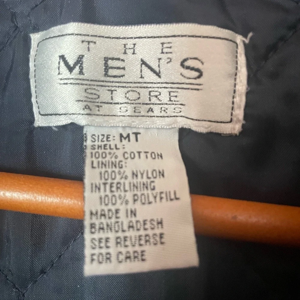 Vintage Mens Store At Sears Lined Flannel Jacket Men's Medium Tall Faded - Picture 8 of 8